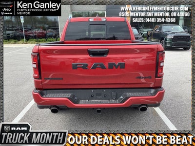 2026 RAM Ram 1500 RAM 1500 BIG HORN CREW CAB 4X4 5'7' BOX