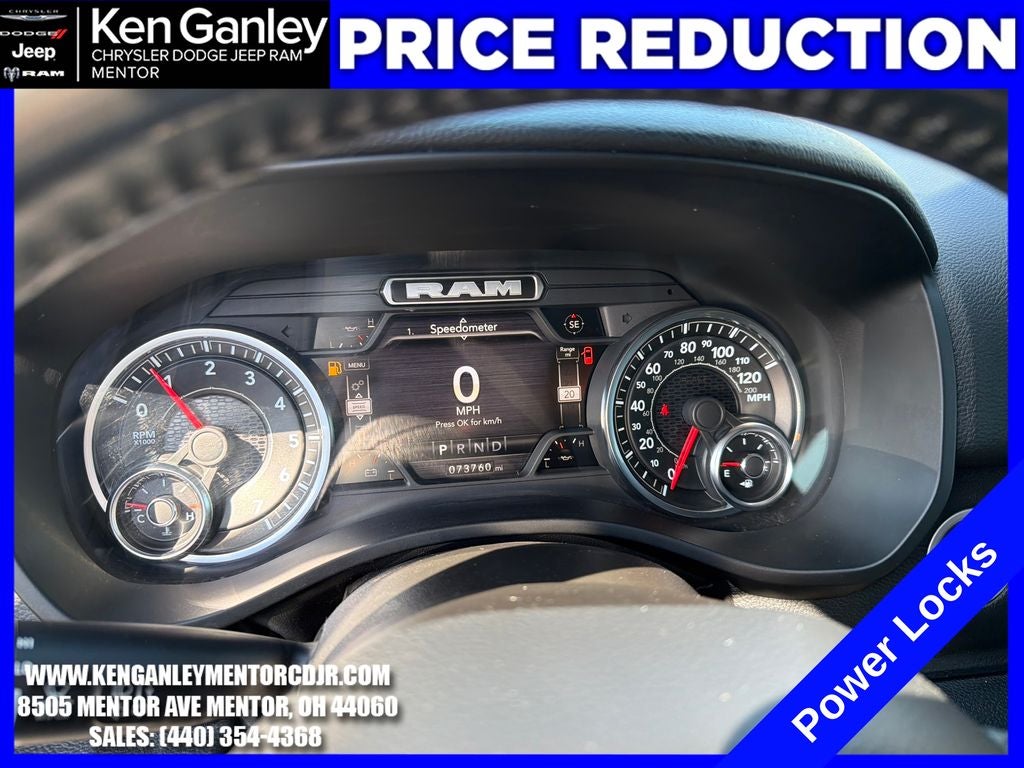 2022 RAM 1500 Big Horn Crew Cab 4x4 5'7' Box