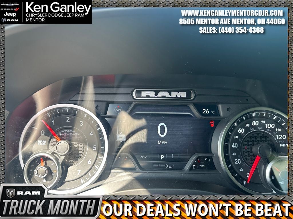 2026 RAM Ram 1500 RAM 1500 LARAMIE CREW CAB 4X4 5'7' BOX