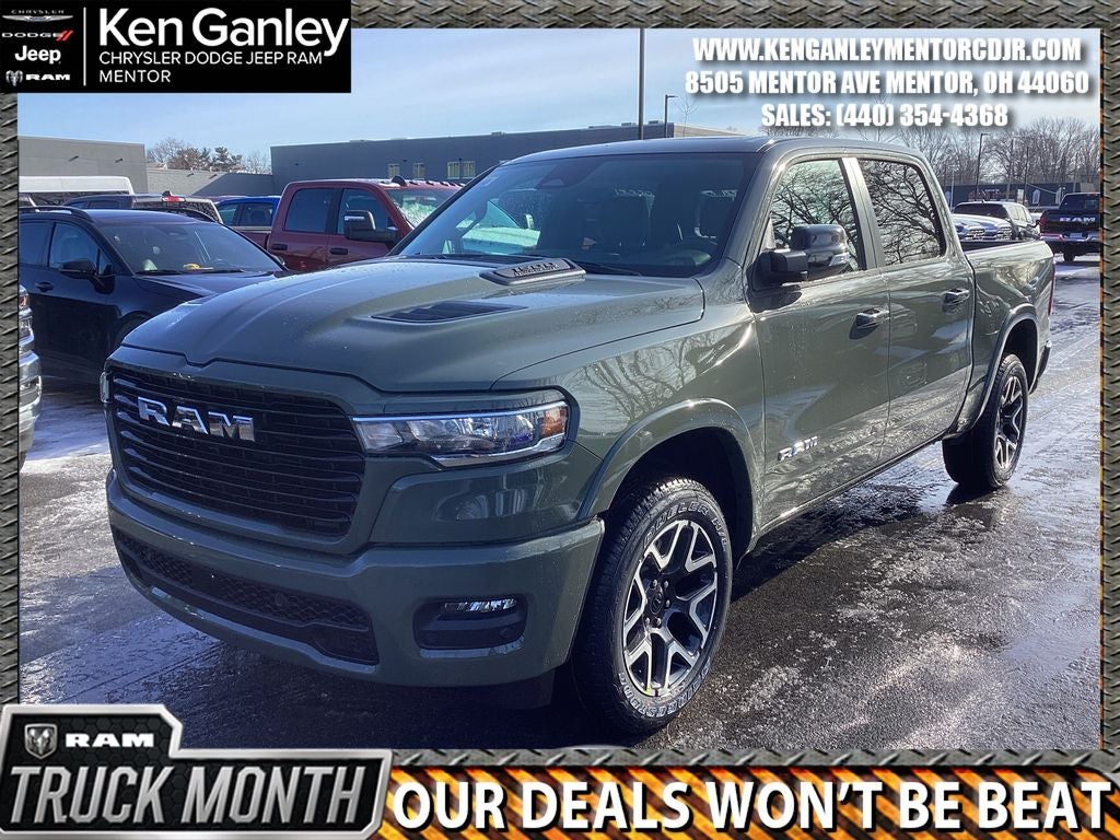 2026 RAM Ram 1500 RAM 1500 LARAMIE CREW CAB 4X4 5'7' BOX