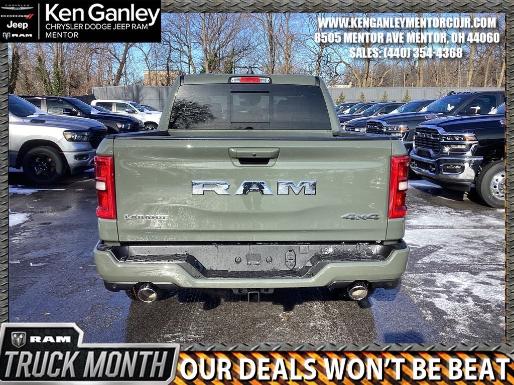 2026 RAM Ram 1500 RAM 1500 LARAMIE CREW CAB 4X4 5'7' BOX