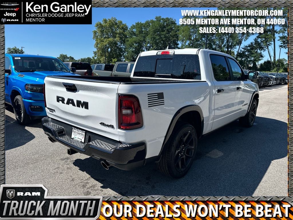2026 RAM Ram 1500 RAM 1500 LARAMIE CREW CAB 4X4 5'7' BOX