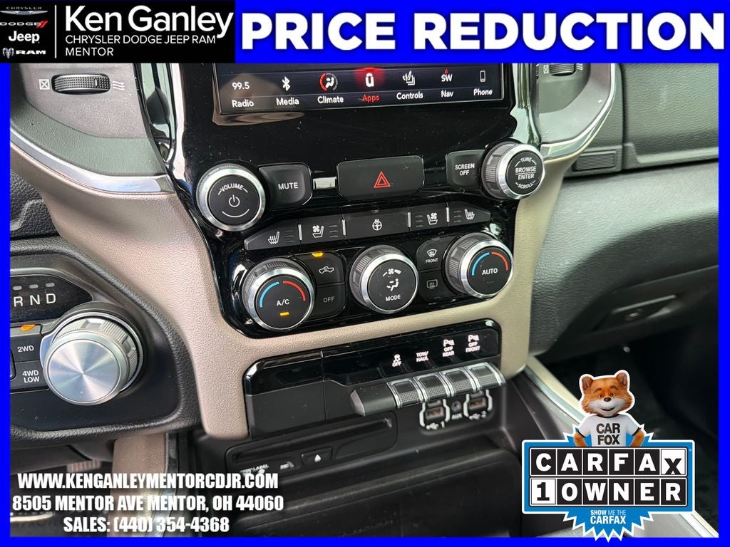2019 RAM 1500 Laramie Crew Cab 4x4 5'7' Box