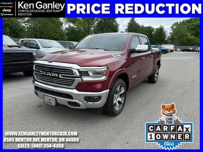 2019 RAM 1500 Laramie Crew Cab 4x4 5'7' Box