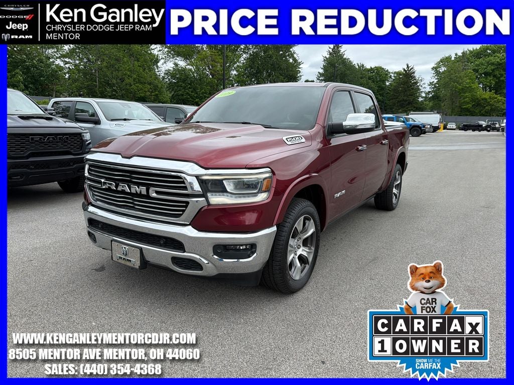 2019 RAM 1500 Laramie Crew Cab 4x4 5'7' Box
