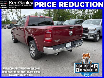 2019 RAM 1500 Laramie Crew Cab 4x4 5'7' Box
