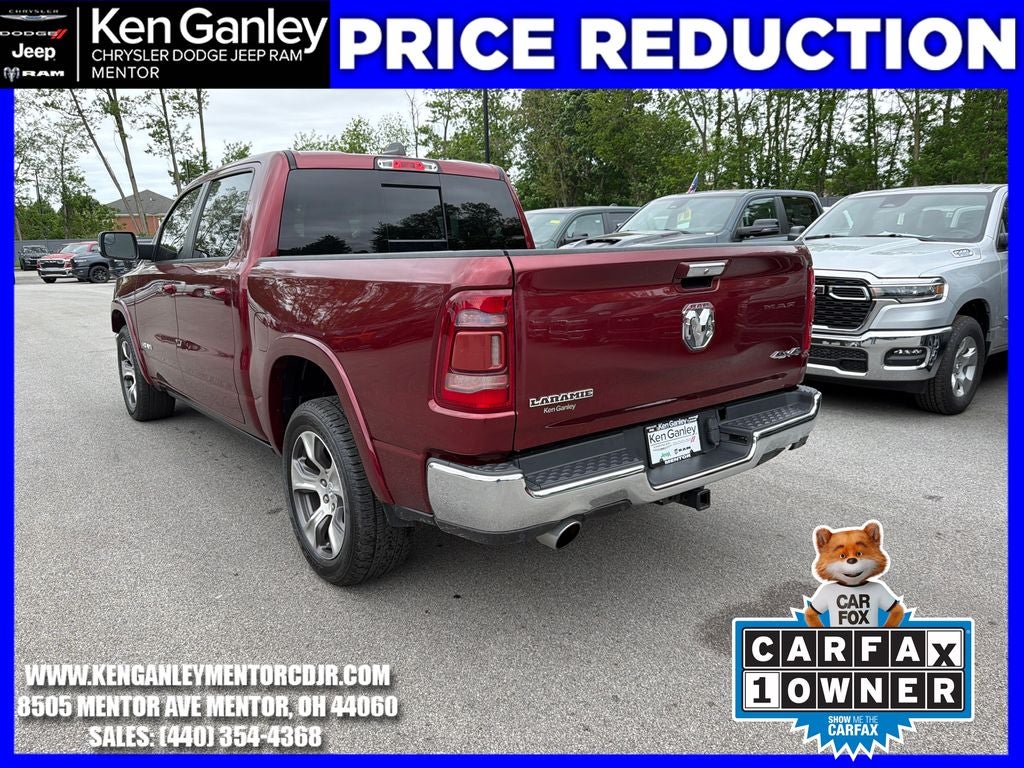 2019 RAM 1500 Laramie Crew Cab 4x4 5'7' Box