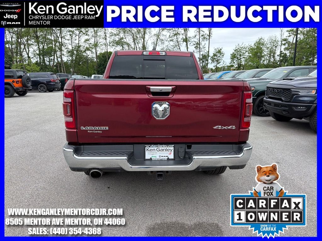 2019 RAM 1500 Laramie Crew Cab 4x4 5'7' Box