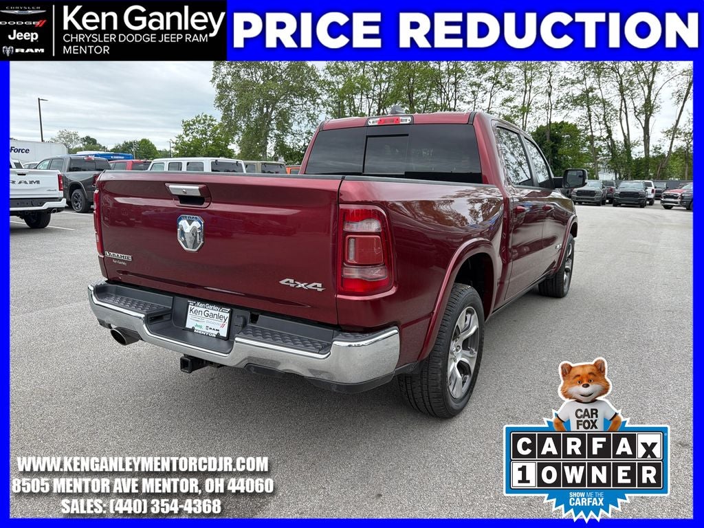 2019 RAM 1500 Laramie Crew Cab 4x4 5'7' Box