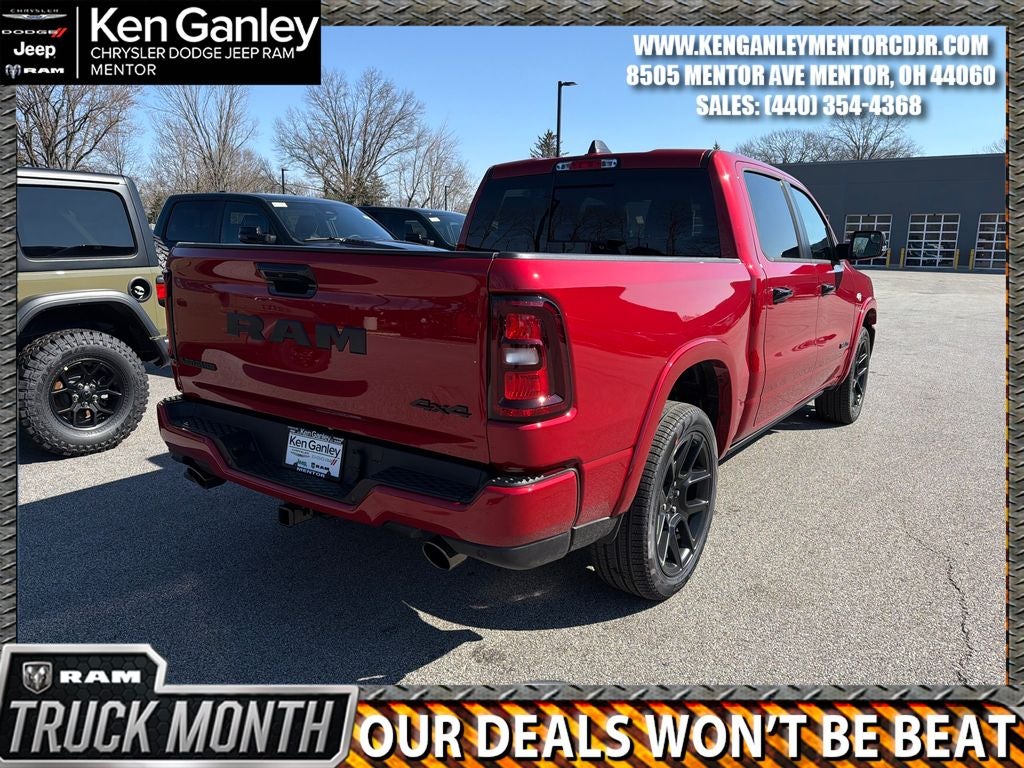 2026 RAM Ram 1500 RAM 1500 LARAMIE CREW CAB 4X4 5'7' BOX