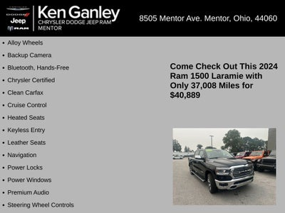 2024 RAM Ram 1500 Laramie Crew Cab 4x4 5'7' Box