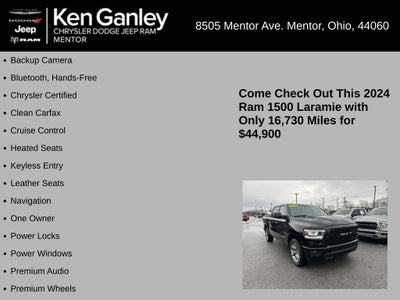 2024 RAM 1500 Laramie Crew Cab 4x4 5'7' Box