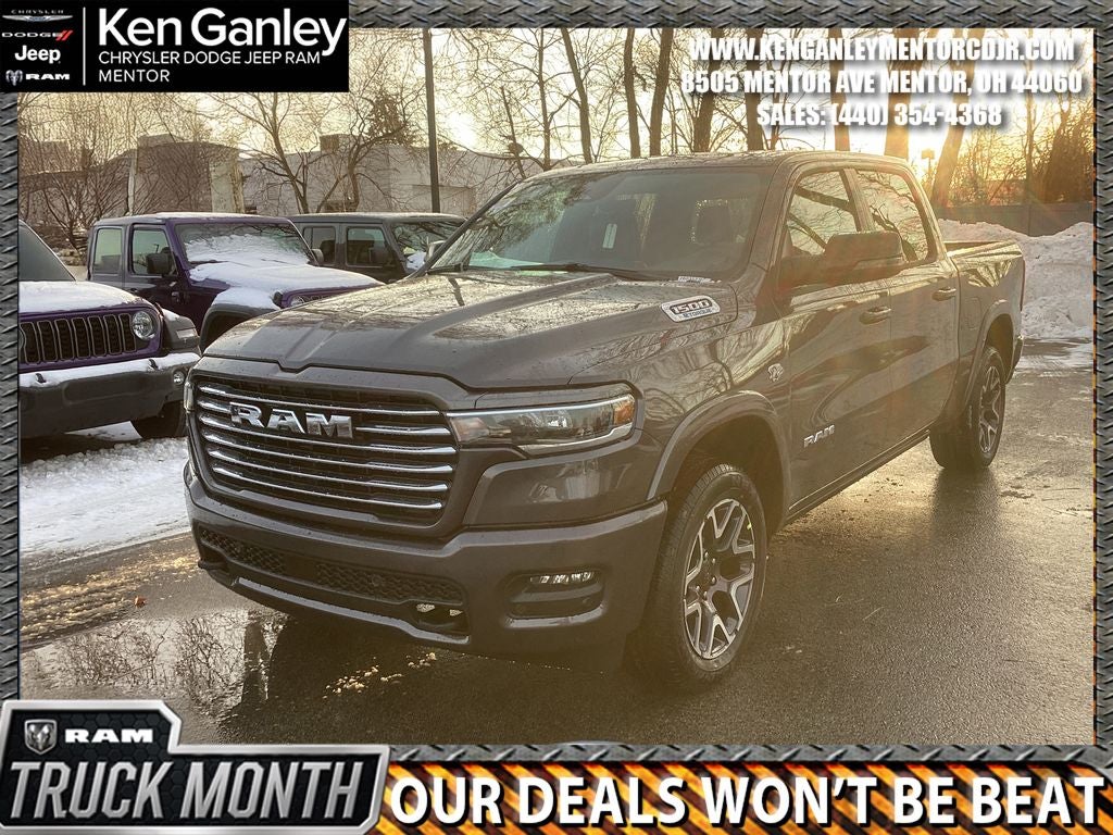 2026 RAM Ram 1500 RAM 1500 LARAMIE CREW CAB 4X4 5'7' BOX
