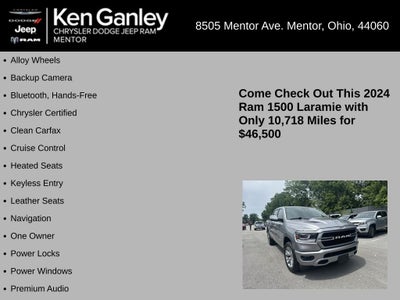 2024 RAM 1500 Laramie Crew Cab 4x4 5'7' Box