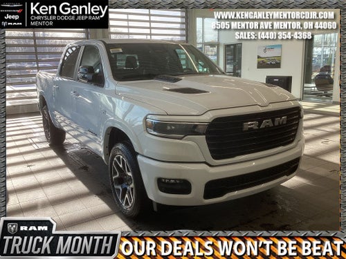 2026 RAM Ram 1500 RAM 1500 LARAMIE CREW CAB 4X4 5'7' BOX