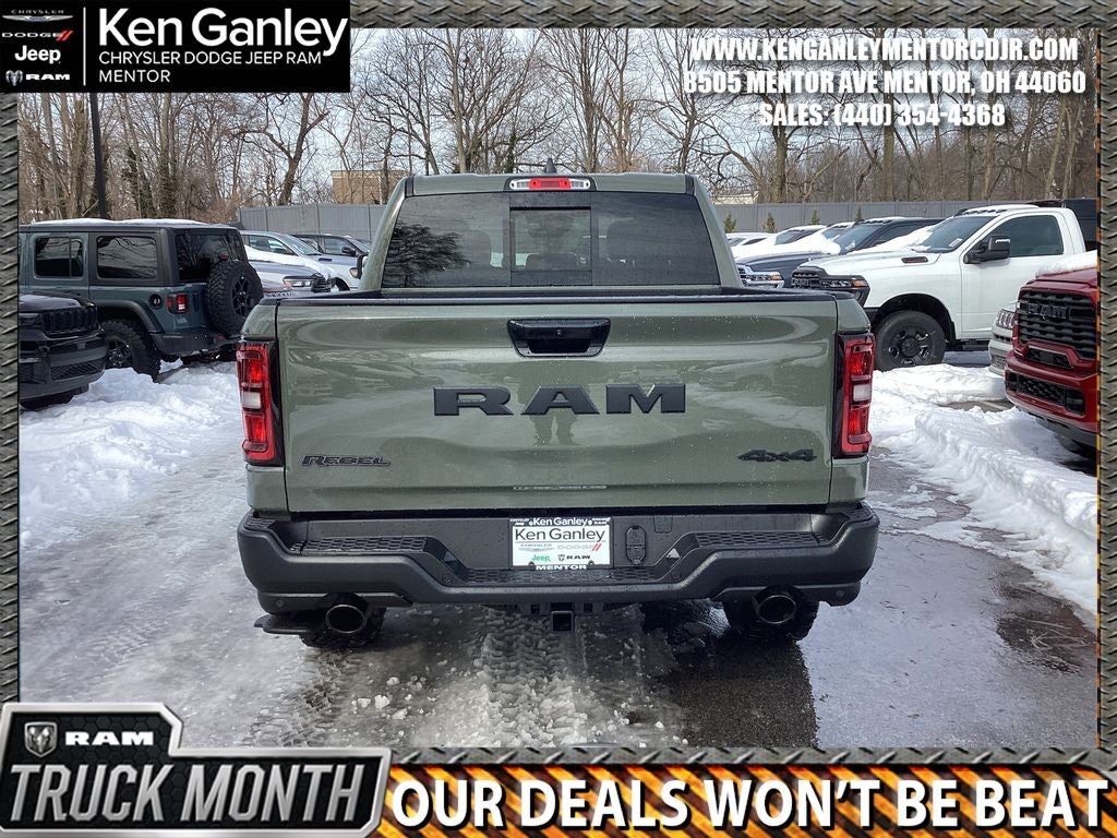 2026 RAM Ram 1500 RAM 1500 REBEL CREW CAB 4X4 5'7' BOX