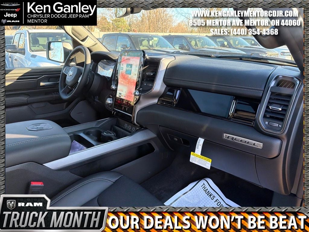 2026 RAM Ram 1500 RAM 1500 REBEL CREW CAB 4X4 5'7' BOX