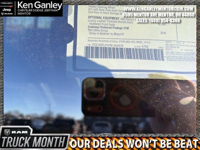 2026 RAM Ram 1500 RAM 1500 REBEL CREW CAB 4X4 5'7' BOX