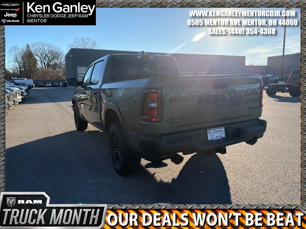 2026 RAM Ram 1500 RAM 1500 REBEL CREW CAB 4X4 5'7' BOX