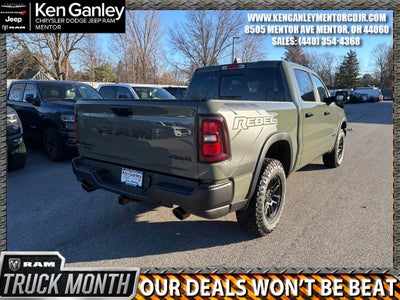 2026 RAM Ram 1500 RAM 1500 REBEL CREW CAB 4X4 5'7' BOX