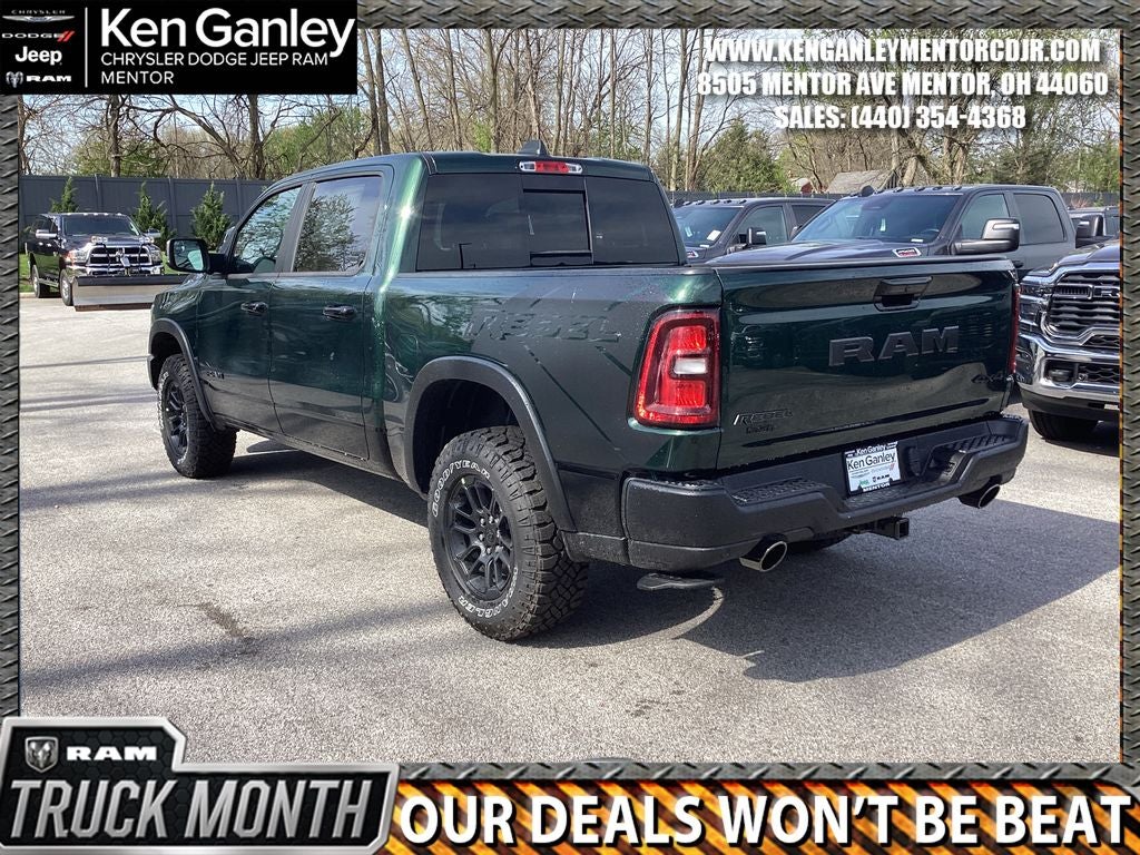 2026 RAM Ram 1500 RAM 1500 REBEL CREW CAB 4X4 5'7' BOX