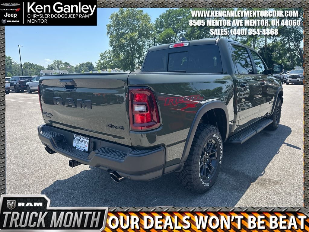 2026 RAM Ram 1500 RAM 1500 REBEL CREW CAB 4X4 5'7' BOX