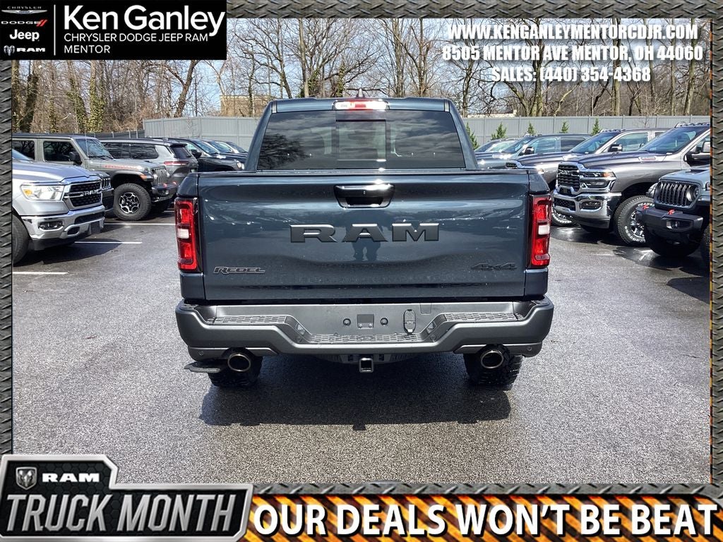 2026 RAM Ram 1500 RAM 1500 REBEL CREW CAB 4X4 5'7' BOX