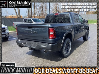 2026 RAM Ram 1500 RAM 1500 REBEL CREW CAB 4X4 5'7' BOX