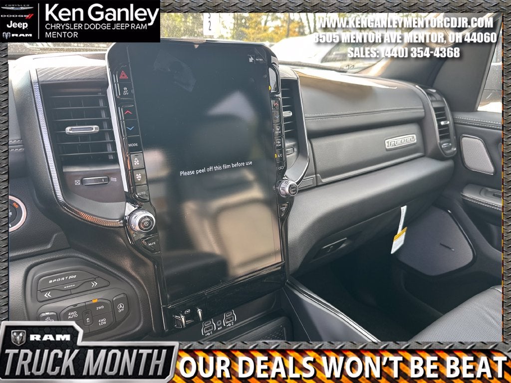 2027 RAM Ram 1500 RAM 1500 REBEL CREW CAB 4X4 5'7' BOX