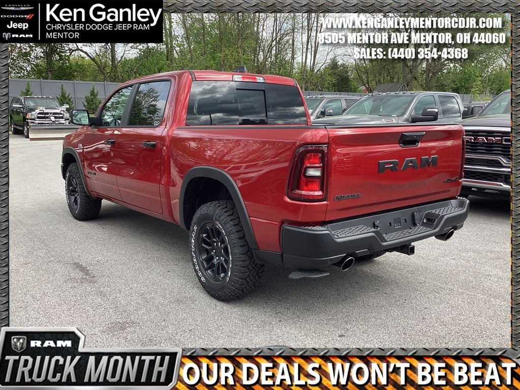 2026 RAM Ram 1500 RAM 1500 REBEL CREW CAB 4X4 5'7' BOX