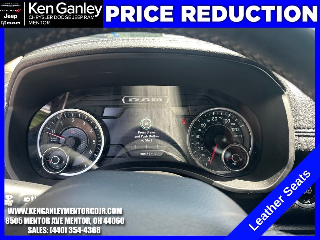 2019 RAM 1500 Laramie Crew Cab 4x4 6'4' Box