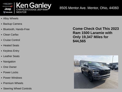 2023 RAM 1500 Laramie Crew Cab 4x4 6'4' Box