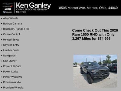 2026 RAM Ram 1500 RHO Crew Cab 4x4 5'7' Box