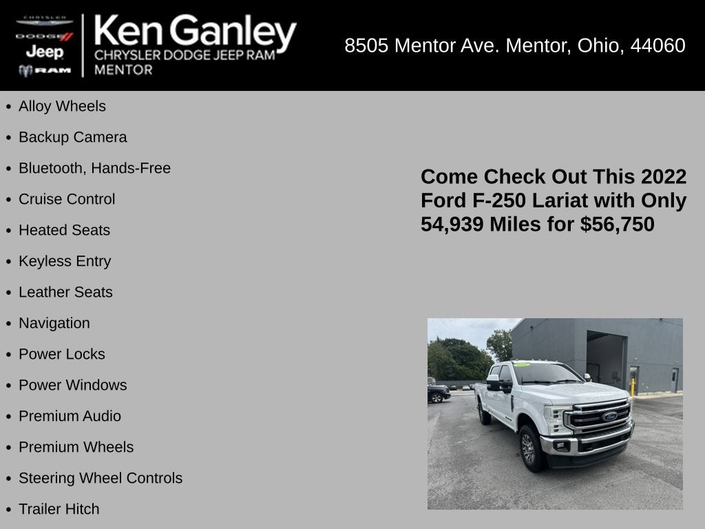 2022 Ford F-250 Lariat