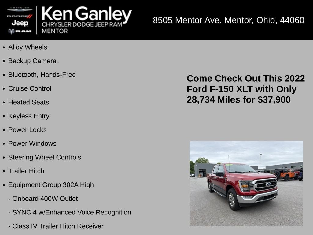 2022 Ford F-150 XLT