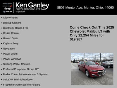 2025 Chevrolet Malibu FWD 1LT