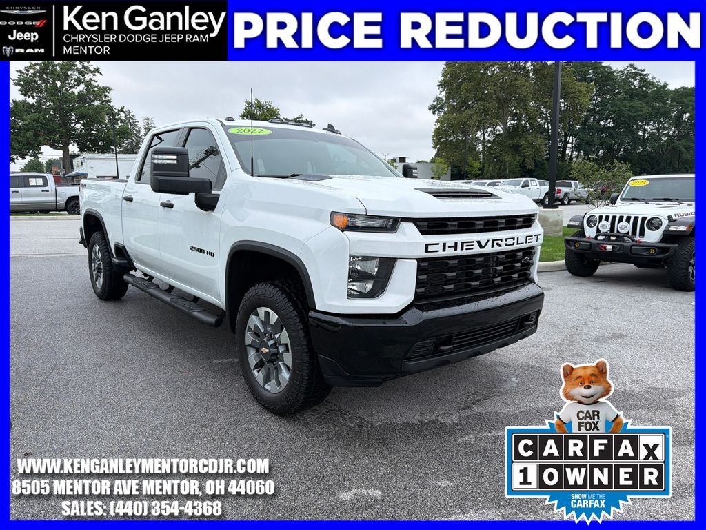 2022 Chevrolet Silverado 2500HD 4WD Crew Cab Standard Bed Custom