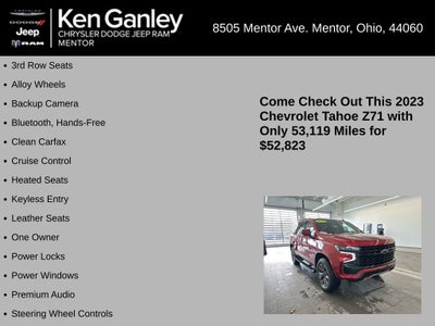 2023 Chevrolet Tahoe 4WD Z71