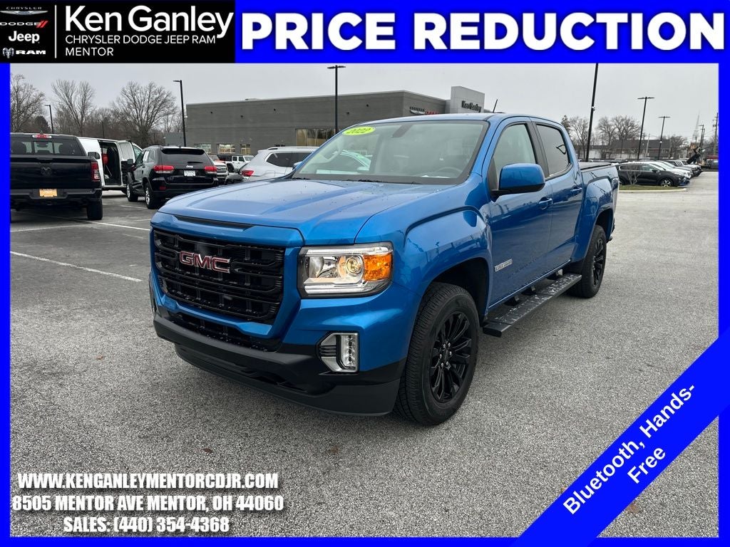 2022 GMC Canyon 4WD Crew Cab Short Box Elevation