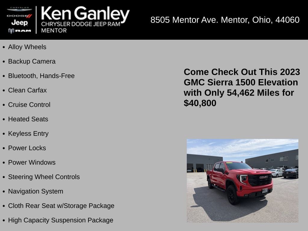 2023 GMC Sierra 1500 Elevation