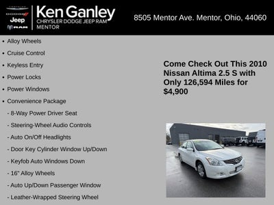 2010 Nissan Altima 2.5 S