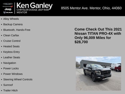 2021 Nissan TITAN Crew Cab PRO-4X 4x4
