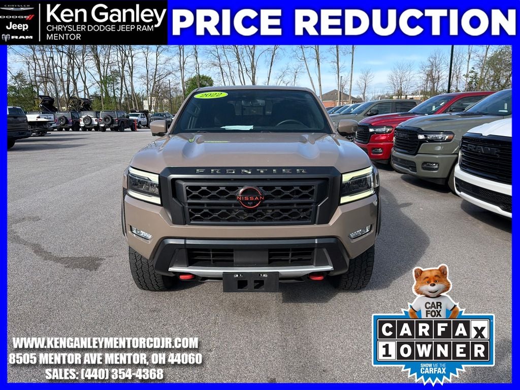 2022 Nissan Frontier Crew Cab PRO-4X 4x4