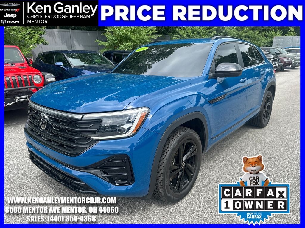 2025 Volkswagen Atlas Cross Sport 2.0T SEL R-Line Black