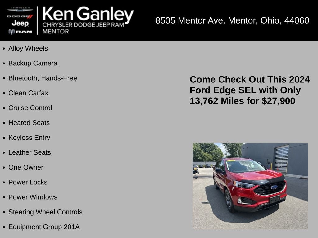 2024 Ford Edge SEL