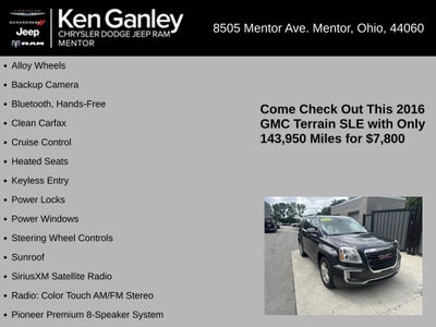 2016 GMC Terrain SLE-2