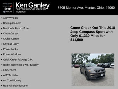 2018 Jeep Compass Sport FWD