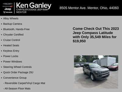 2023 Jeep Compass Latitude 4x4