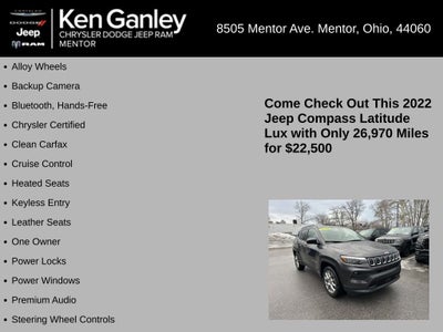 2022 Jeep Compass Latitude Lux 4x4