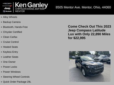 2023 Jeep Compass Latitude Lux FWD